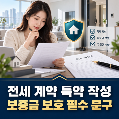 전세 계약 특약 작성과 보증금 보호를 위한 필수 문구 점검 가이드