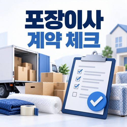 포장이사 계약서 확인사항과 추가요금·파손 피해 대응 방법